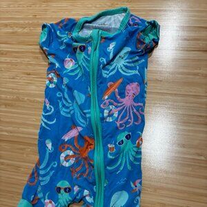 Little Sleepies Shorty Zippy Octopus Party